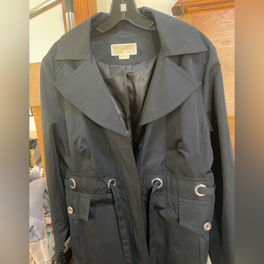 Michael Kors black trench